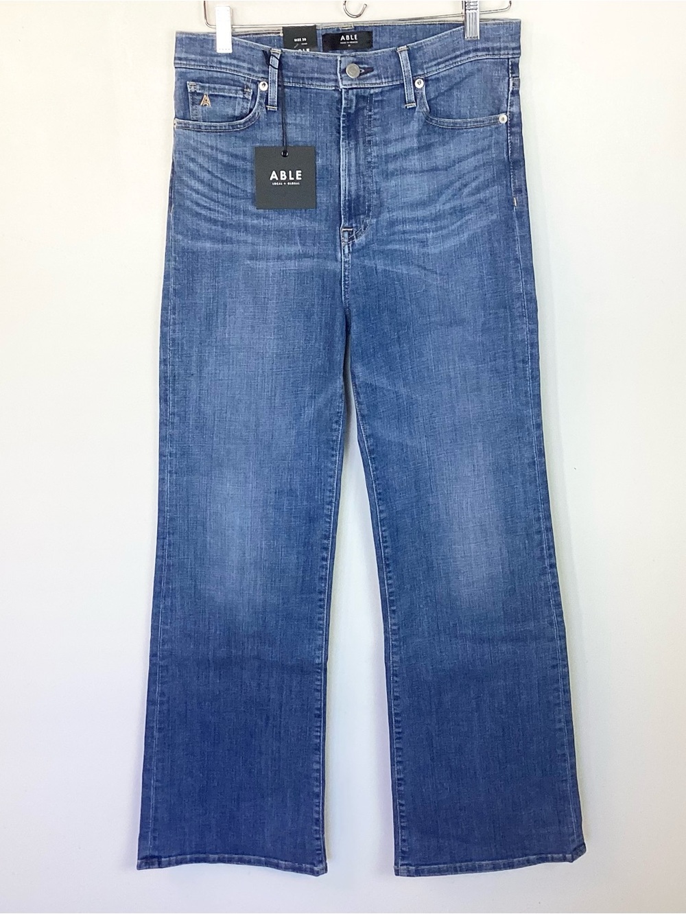 NWT Able Ashleigh Flare Jeans in Vintage Indigo - 30